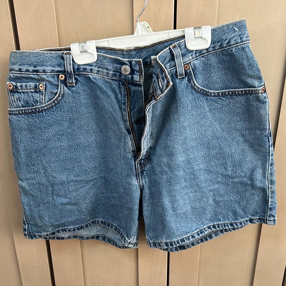 Blue Jean Shorts with Classic Denim Look